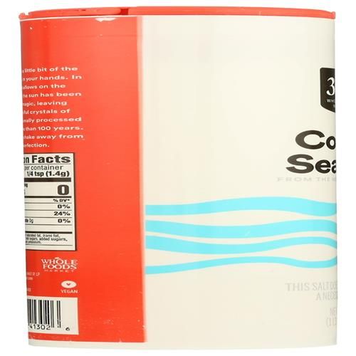 Whole Foods Market, Sea Salt Coarse, 24.7 Oz