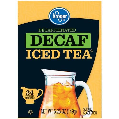 Kroger Decaf Iced Tea Bags 24 ct