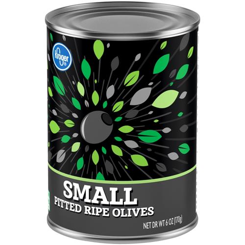 Kroger Small Pitted Ripe Olives 6 oz