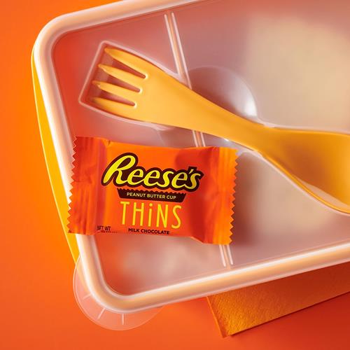 Reeses Thins Milk Chocolate Peanut Butter Cups, Candy Share Pack, 7.37 Oz