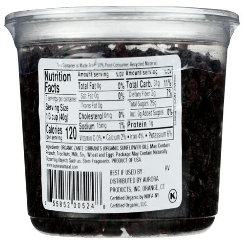 Aurora Products Organic Currants, 10.5 Oz