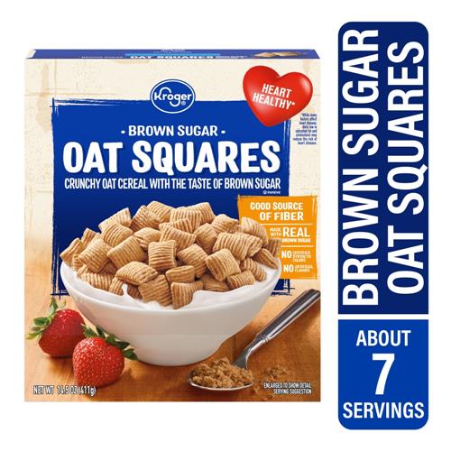 Kroger Brown Sugar Oat Squares Cereal 14.5 oz