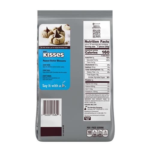 Hersheys Kisses Milk Chocolate Candy Party Pack, 35.8 Oz