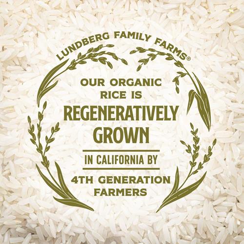 Lundberg Basmati Rice, Organic Long Grain White Rice - Non-Sticky, Fluffy, Nutty, Aromatic Rice, Vegan Food, Healthy Meals, Gluten-Free Rice Grown In California, 64 Oz