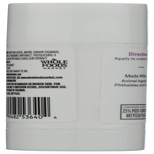 Whole Foods Market Lavender Deodorant Stick, 2.3 Ounce