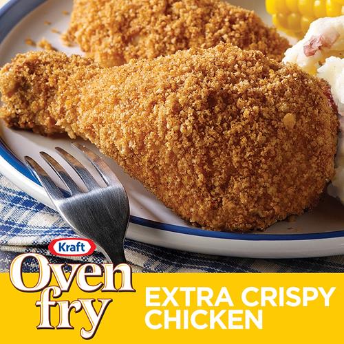 Kraft Oven Fry Extra Crispy Chicken Coating Mix, 4.2 Oz