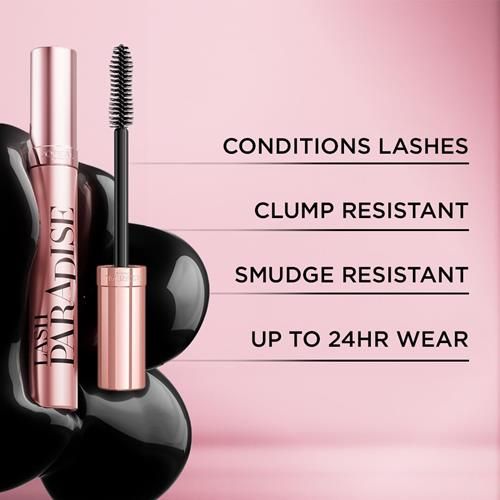 Loreal Paris Makeup Voluminous Lash Paradise Mascara, Voluptuous Volume, Intense Length, Feathery Soft Full Lashes, No Flaking, No Smudging, No Clumping, Blackest Black, 0.25 Fl Oz (Pack Of 1) -