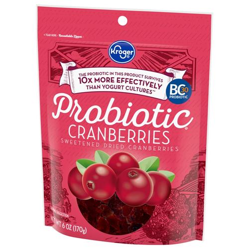 Kroger Probiotic Dried Cranberries 6 oz