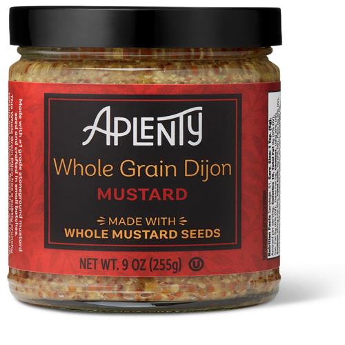 Aplenty Whole Grain Dijon Mustard, 9 Oz