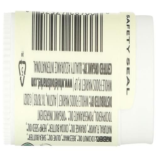 Whole Foods Market Organic Flavored Lip Balm, Pomegranate Orange, 0.15 Ounce