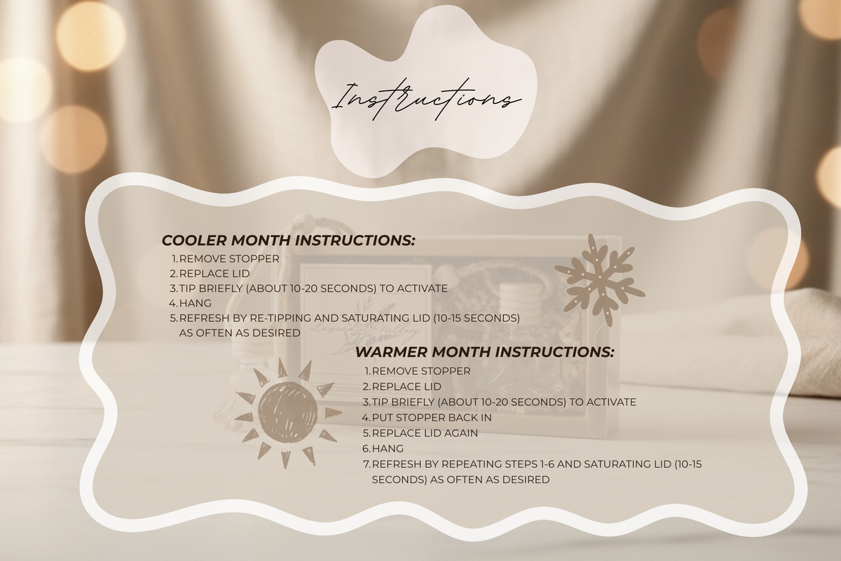 Lavender Valley Car Diffusers | Fresh & Floral Organic