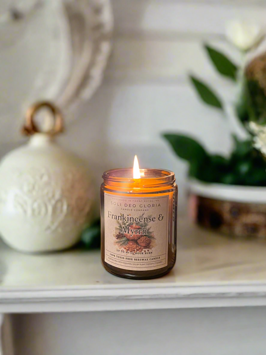 Winter Essentials Beeswax Gift/Starter Set | 3 Seasonal Candles, Wick Trimmer & Lighter
