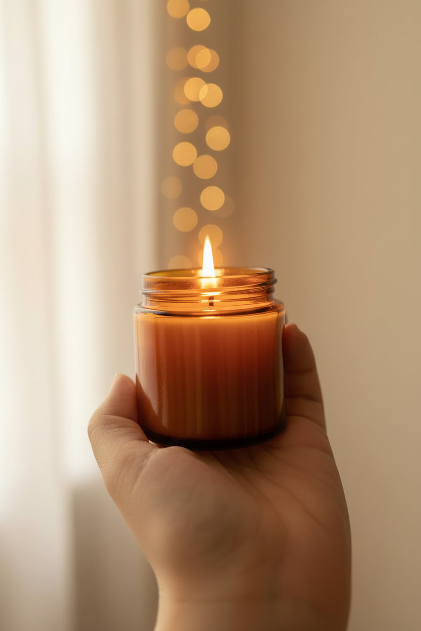 Unscented Beeswax Candle | Fragrance-Free Clean Burning Candle