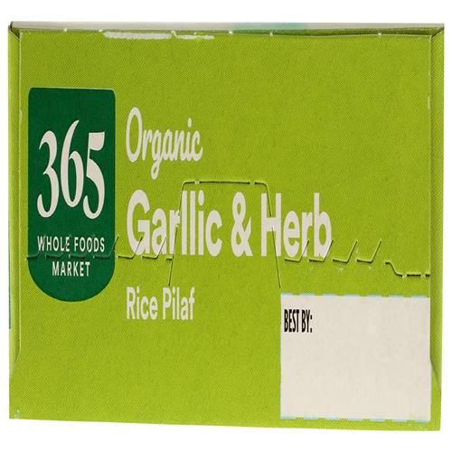 Whole Foods Market, Organic Garlic & Herb Rice Pilaf, 6.1 Oz
