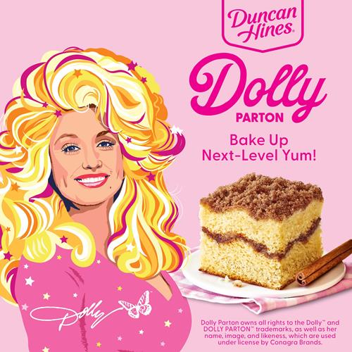 Duncan Hines Dolly Partons Cinnamon Swirl Crumb Cake & Muffin Mix, 20 Oz.