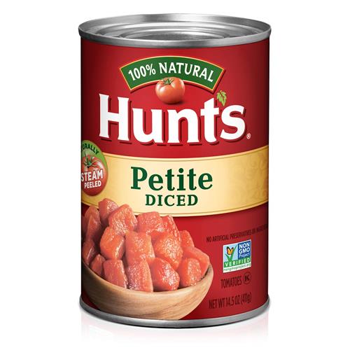 Hunts Petite Diced Tomatoes, Keto Friendly, 14.5 Oz