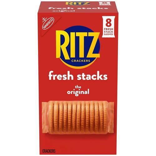 Ritz Fresh Stacks Original Crackers, Travel Snacks, 11.8 Oz (8 Multi Snack Packs)