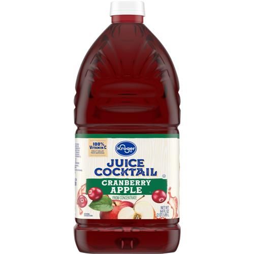 Kroger Cranberry Apple Juice Cocktail 64 fl oz