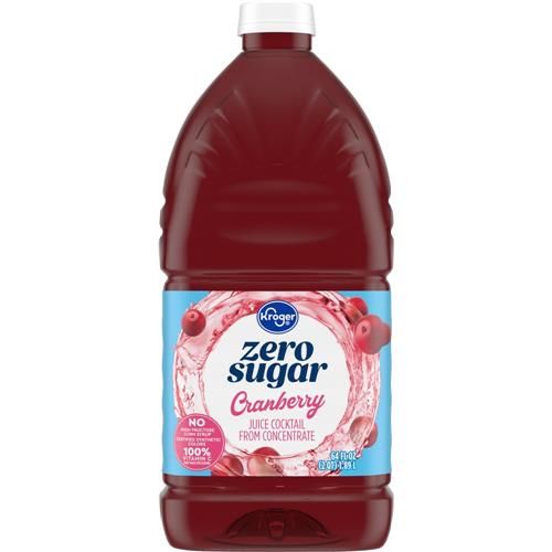 Kroger Zero Sugar Cranberry Juice Cocktail 64 fl oz
