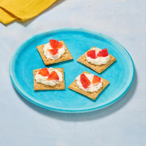 Triscuit Reduced Fat Whole Grain Wheat Crackers, Vegan Crackers, Vegan Snacks, Lunch Snacks, Family Size, 11.5 Oz