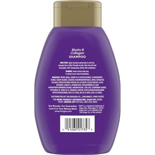 Kroger Biotin & Collagen Shampoo 13 fl oz