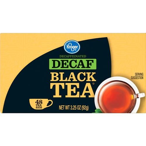 Kroger Decaffeinated Black Tea Bags 48 ct