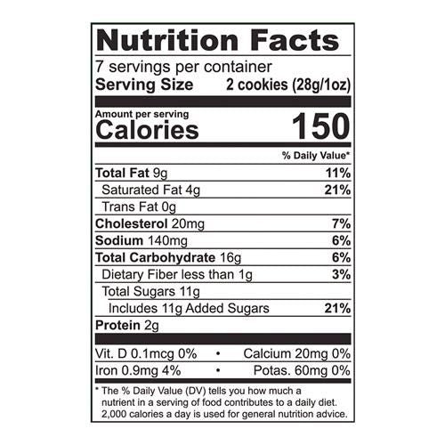 Tates Bake Shop Walnut Chocolate Chip Cookies, 7 Oz