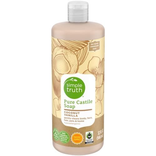 Simple Truth Coconut Vanilla Pure Castille Soap 32 fl oz