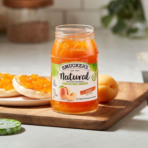 Smuckers Natural Apricot, 17.25 Ounce