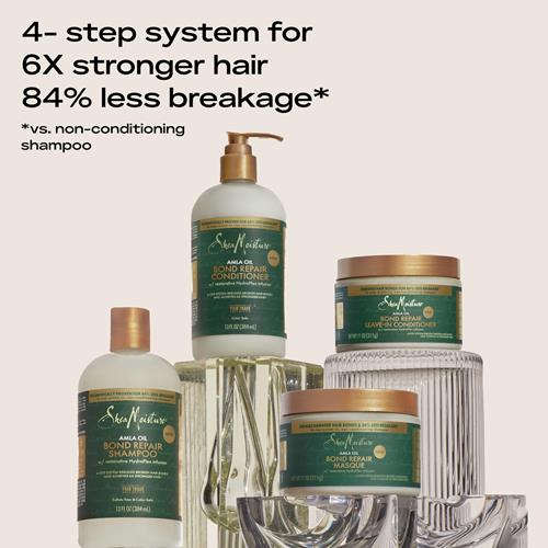 Sheamoisture Bond Repair Leave-In Conditioner Amlaoil Protects Against Damage & Strengthens Hair Bonds With Hydroplex Technology & Amlaoil For Less Breakage With Restorative Hydroplex Infusion 11