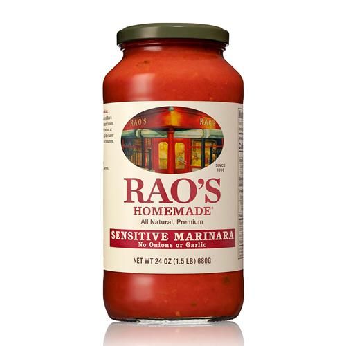 Raos Homemade Tomato Sauce, Sensitive Formula, 24 Oz, Pasta Sauce, Carb Conscious, Keto Friendly, All Natural, Premium Quality, No Onions Or Garlic, With Italian Tomatoes & Olive Oil