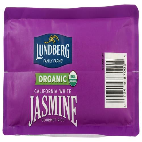 Lundberg Family Farms Organic California White Jasmine Rice, 64 Oz