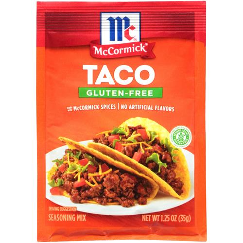 Mccormick Gluten Free Taco Seasoning Mix, 1.25 Oz