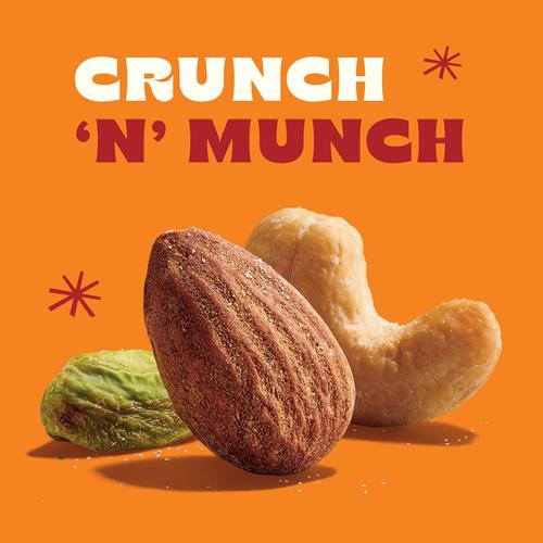 Back To Nature Premium Nut Mix - Cashew, Almond & Pistachio Blend, Dry Roasted With Sea Salt, Non-Gmo High Protein Snacks, 9 Ounce