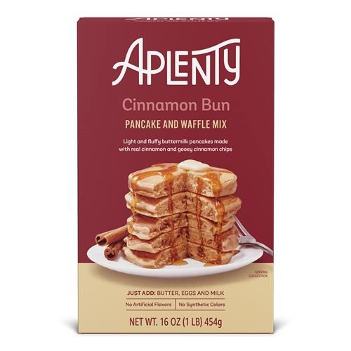 Aplenty Cinnamon Bun Pancake And Waffle Mix, 16 Oz