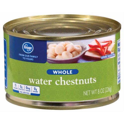 Kroger Whole Water Chestnuts 8 oz