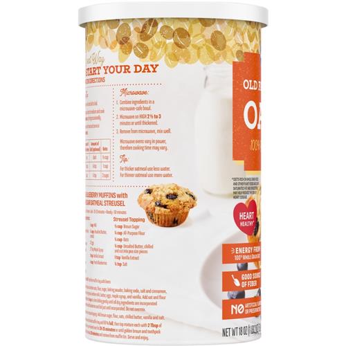 Kroger Old Fashioned Oats 18 oz