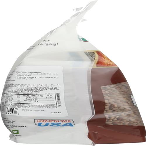 Aurora Products Organic Brown Lentils, 22 Oz