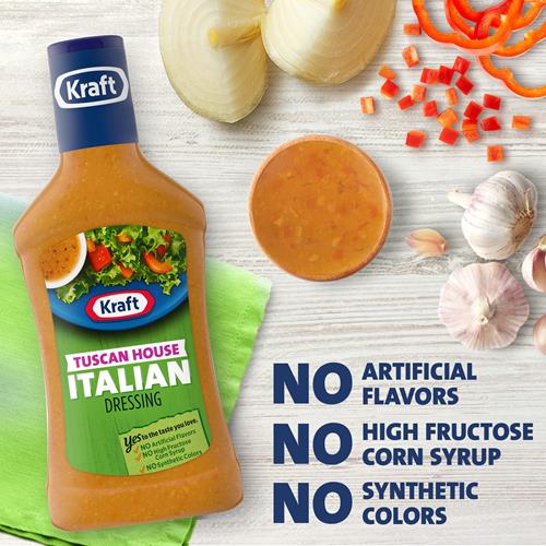 Kraft Tuscan House Italian Salad Dressing (16 Fl Oz Bottle)