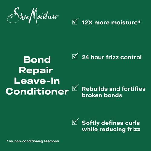 Sheamoisture Bond Repair Leave-In Conditioner Amlaoil Protects Against Damage & Strengthens Hair Bonds With Hydroplex Technology & Amlaoil For Less Breakage With Restorative Hydroplex Infusion 11