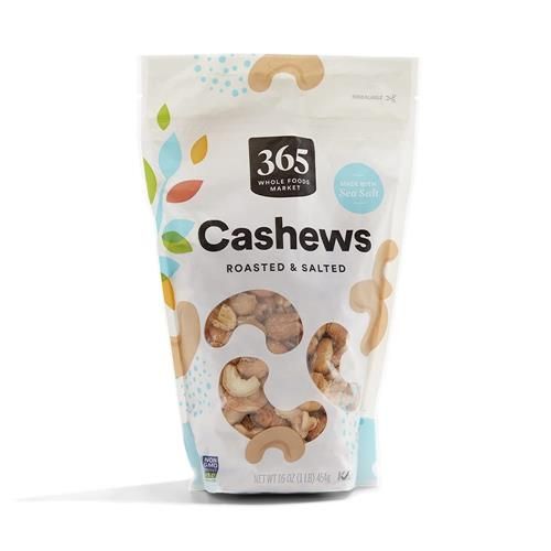Whole Foods Market Roasted & Salted Cashews, 16 Oz