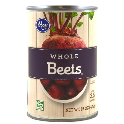 Kroger Canned Whole Beets 15 oz