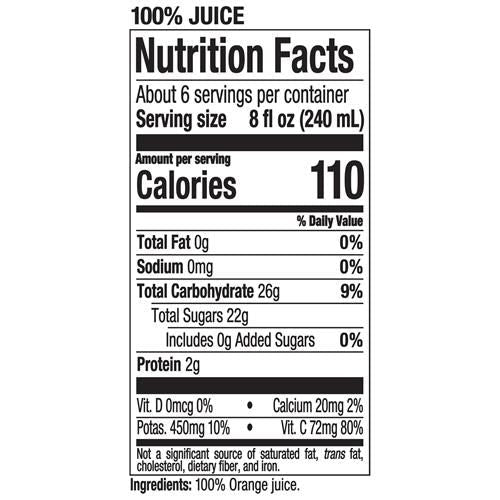 Tropicana Pure Premium 100% Orange Juice Original, No Pulp, No Sugar Added, 46 Fl Oz Bottle