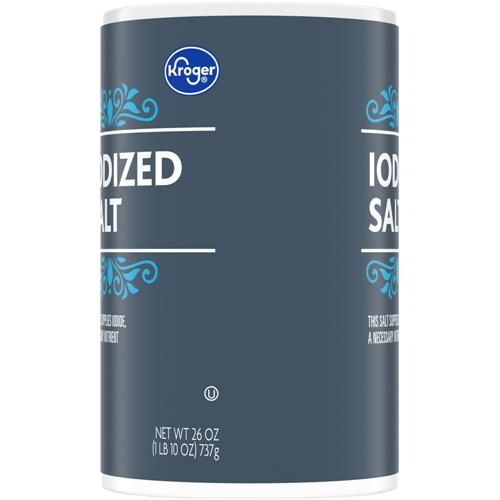 Kroger Iodized Salt 26 oz