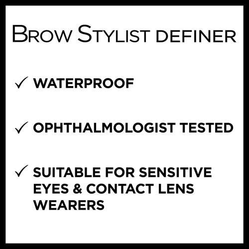 Loreal Paris Makeup Brow Stylist Definer Waterproof Eyebrow Pencil, Ultra-Fine Mechanical Pencil, Draws Tiny Brow Hairs And Fills In Sparse Areas And Gaps, Dark Blonde, 0.003 Ounce (Pack Of 1) -