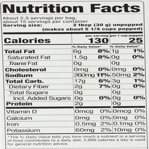 Skinny Pop Sea Salt Microwave Popcorn, 16.8 Oz