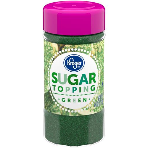 Kroger Green Sugar Topping 4 oz