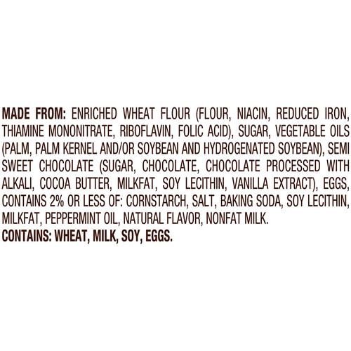 Pepperidge Farm Milano Mint Chocolate Cookies, 7 Oz Bag (15 Cookies)