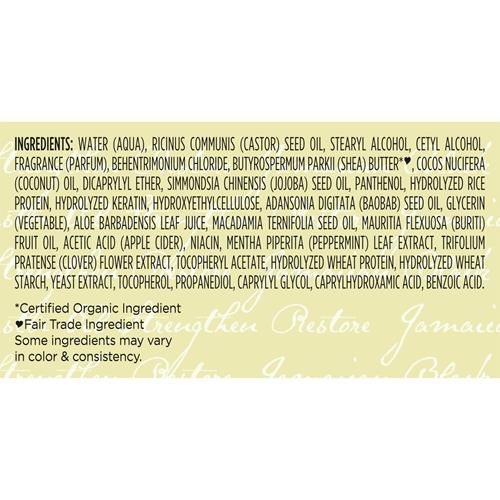 Sheamoisture 100% Pure Jamaican Black Castor Oil Leave In Conditioner For Damaged Hair And To Soften Detangle Hair 11.5Oz