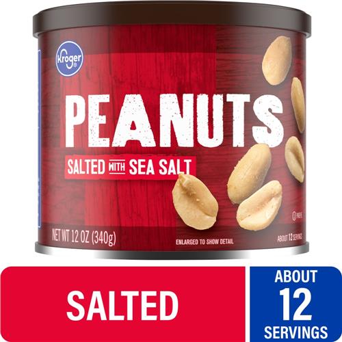 Kroger Salted Peanuts 12 oz